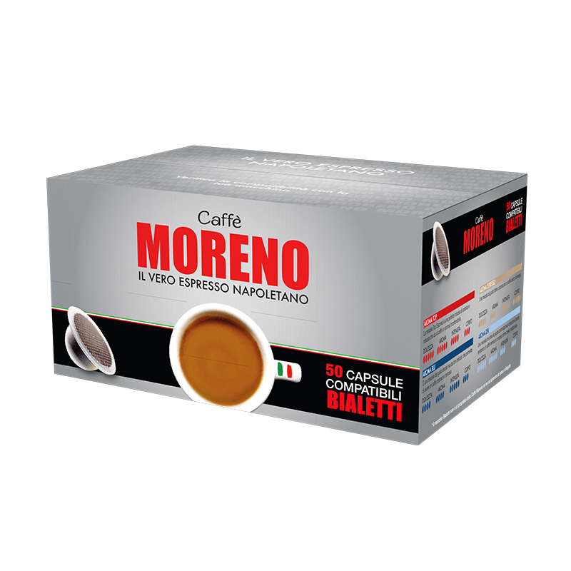 Capsule Bialetti Compatibili Caffè Moreno Espresso Bar. Cialde
